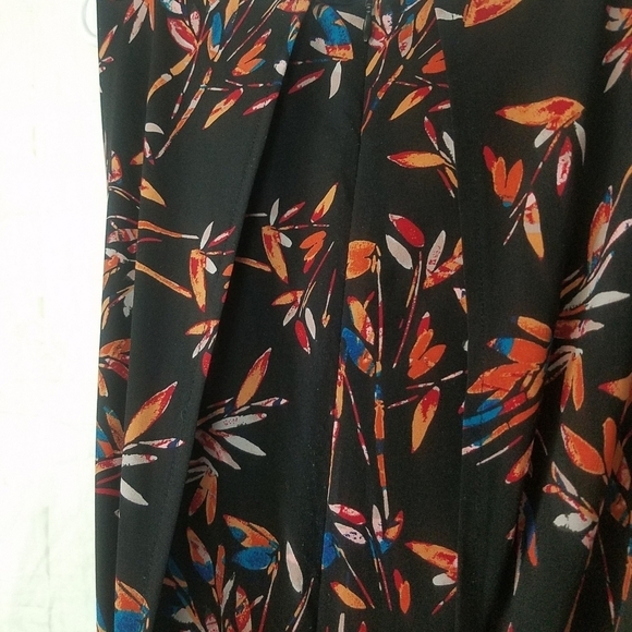 Cynthia Rowley black floral midi jumpsuit - Picture 6 of 10